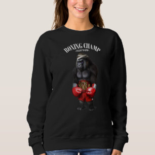 Sudadera Campeón de boxeo luchador de gorilas 1