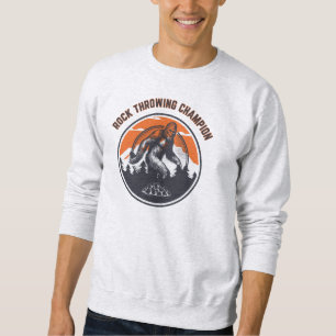 Sudadera campeón de lanzamiento de roca de paja