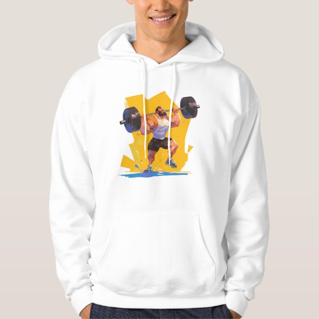 Sudadera Campeón del elevador de energía - Hoodie de entren (Anverso)