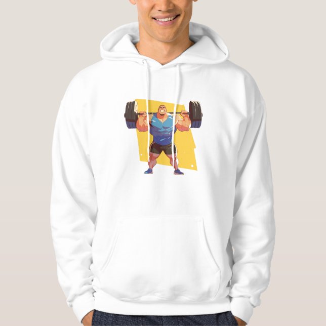 Sudadera Campeón del elevador de energía - Hoodie de entren (Anverso)