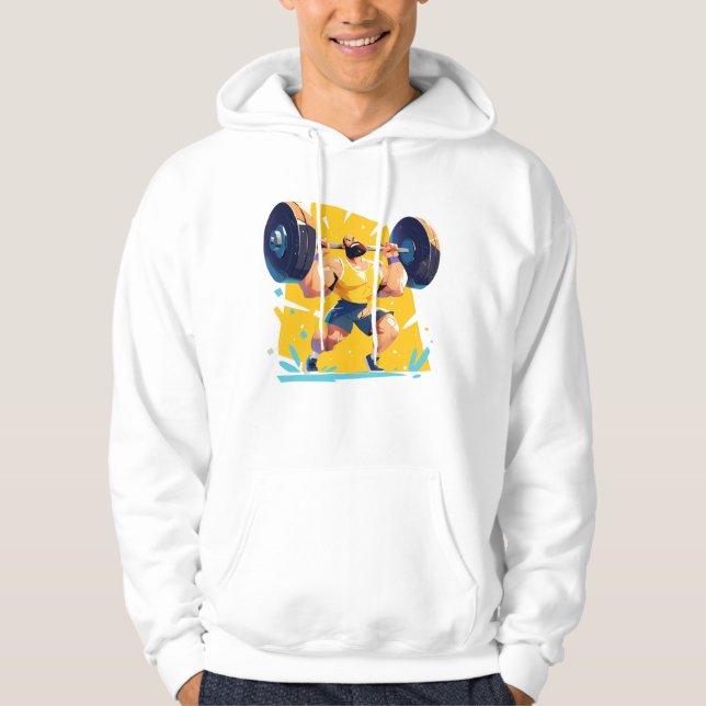 Sudadera Campeón del elevador de energía - Hoodie de entren (Anverso)