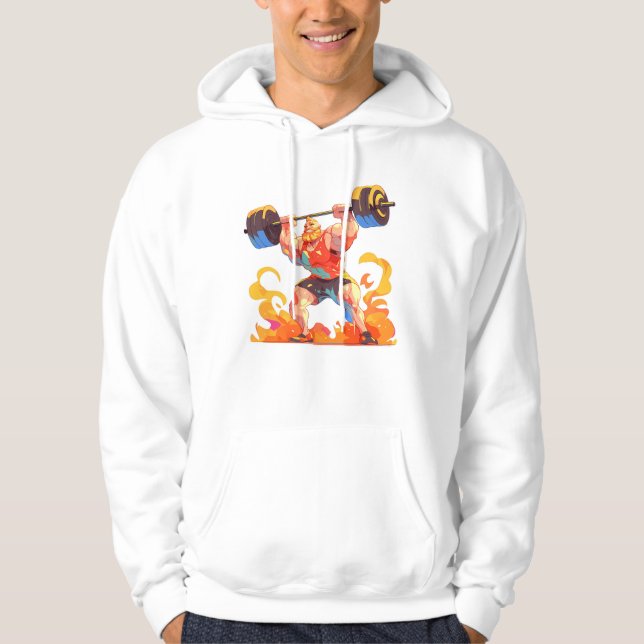Sudadera Campeón del elevador de energía - Hoodie de entren (Anverso)