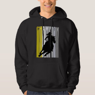Sudadera Campeona Vaquera Amarilla Cabalgando Carreras de B