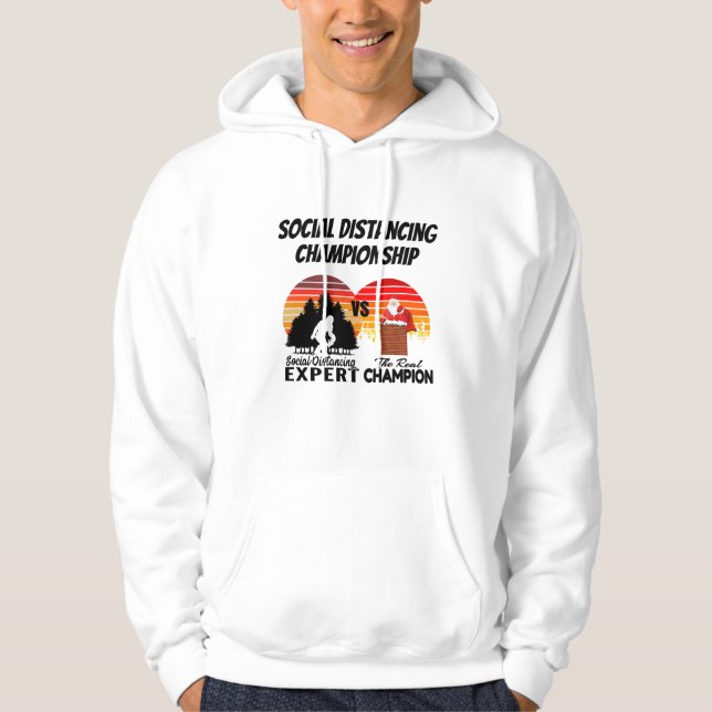 Sudadera Campeonato de Distancia Social - Yeti (Anverso)