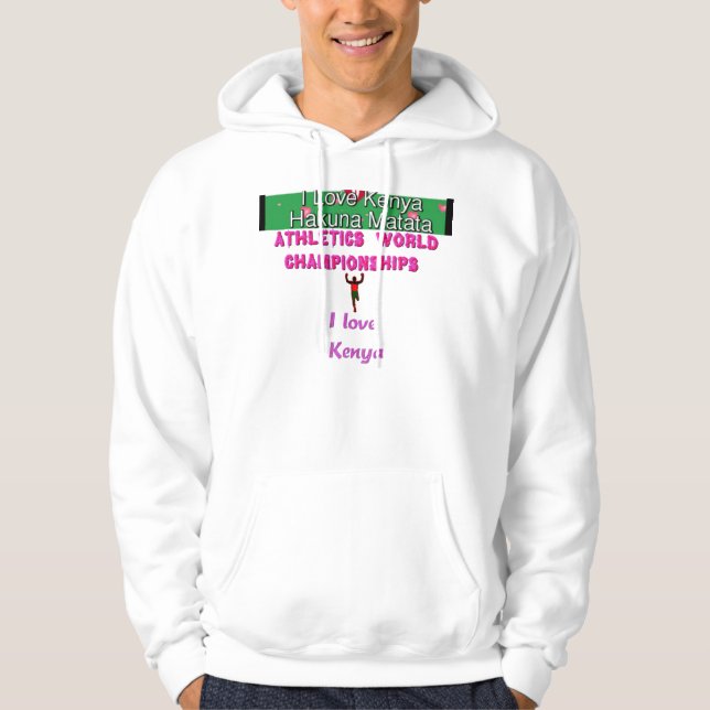 Sudadera Campeonato Mundial de Atletismo Corredora de Kenia (Anverso)