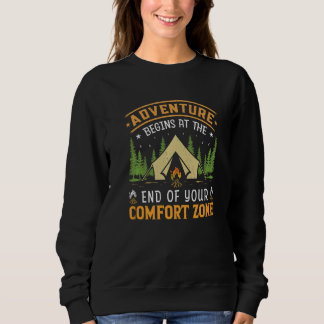 Sudadera Camper Camping Nature hiking adventure motivationa