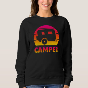 Sudadera Camper Retro Sun - Camping Trailer Travel Fun