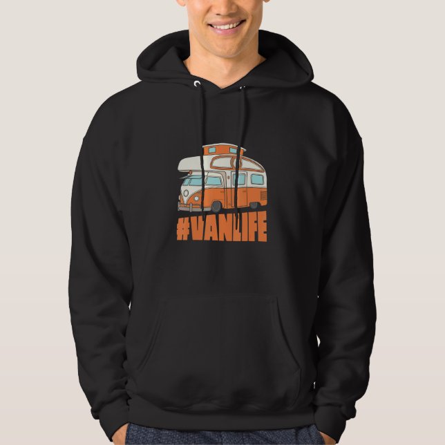 Sudadera Camper Retro Vintage Van Life Caravana 3 (Anverso)