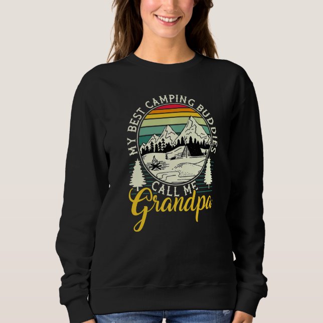 Sudadera Camper Tent My Best Camping Budl Call M (Anverso)