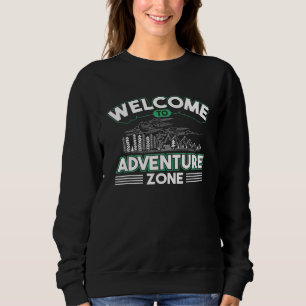 Sudadera Camper Tienda Al Aire Libre Bienvenidos A La Zona 
