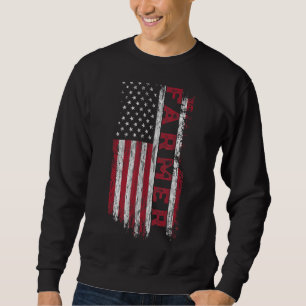 Sudadera Campesinos De Bandera Estadounidense En Peligro Pa