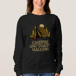 Sudadera Campfire And Toasty Mallows Foodie Camping Food  C