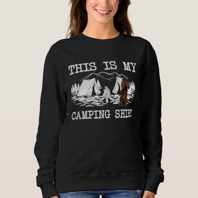 Sudadera Campfire Boykin Spaniel Dog This Is My Camping (Anverso)