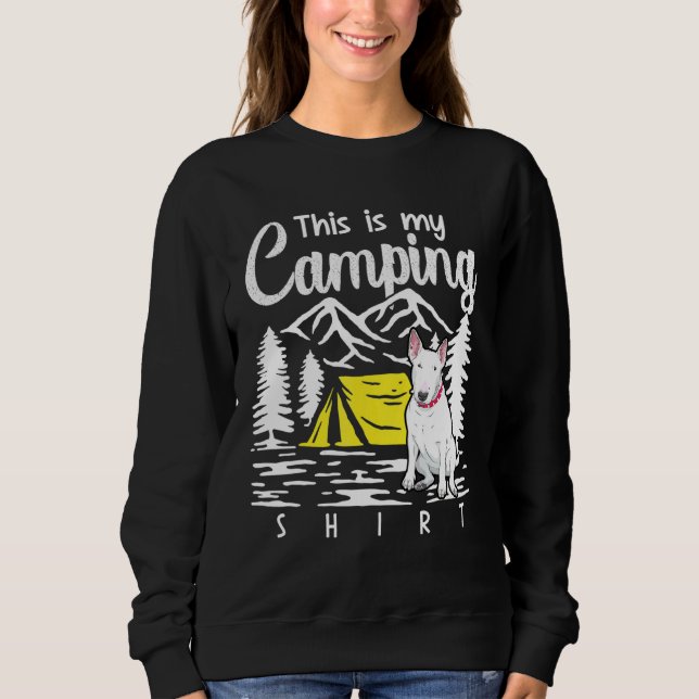 Sudadera Campfire Bull Terrier Esto Es Mi Camping (Anverso)