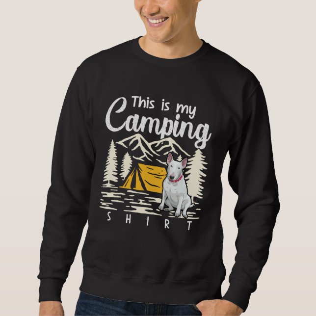 Sudadera Campfire Bull Terrier This Is My Camping (Anverso)