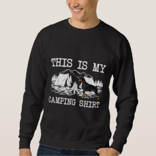Sudadera Campfire Doberman Pinscher Dog Esto Es Mi Camping