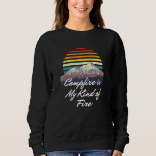 Sudadera Campfire es mi tipo de caminata por el campamento 