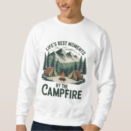 Sudadera Campfire Moments Vintage Mountain Design Men’s