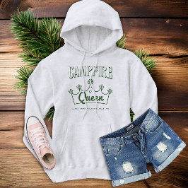 Sudadera Campfire Reina novia Campamento Bachelorette Moda