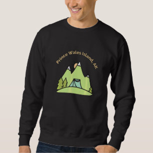 Sudadera Campi de escalada en la montaña de la Isla de Gale