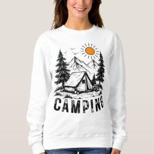 Sudadera Camping Adventure Montañas, carpas y naturaleza