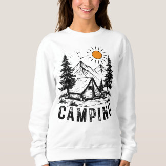 Sudadera Camping Adventure | Montañas, carpas y naturaleza