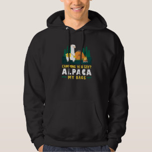 Sudadera Camping Al Aire Libre Camping Dice Alpaca Mis Bols