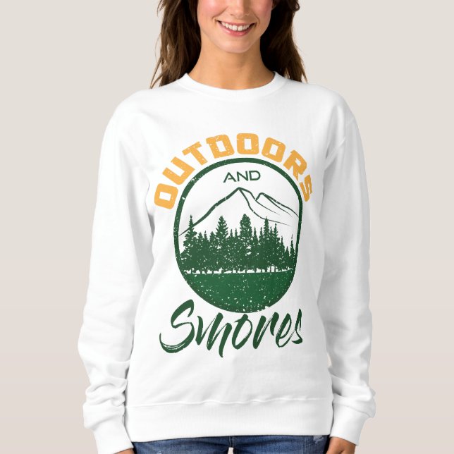 Sudadera Camping - Al Aire Libre Y Minores (Anverso)