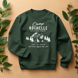 Sudadera Camping Bachelorette Crew Green