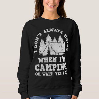 Sudadera Camping Camper Senderismo Bebida