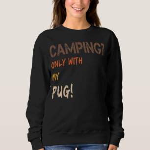 Sudadera Camping Con Caravana De Carpas De Perro Retro Sólo