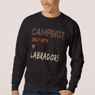 Sudadera Camping Con Caravana De Carpas De Perro Retro Sólo