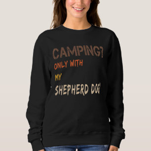 Sudadera Camping Con Caravana De Carpas De Perro Retro Sólo