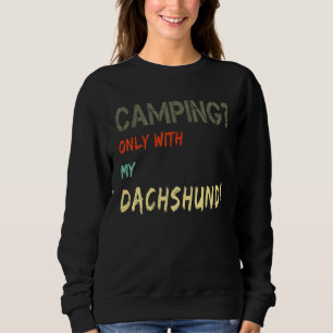 Sudadera Camping Con Tienda De Perro Vintage De Autopista S