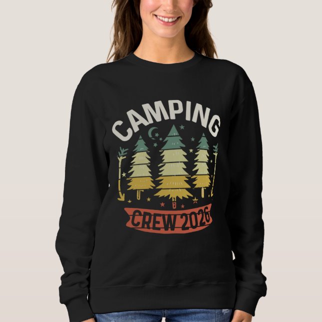 Sudadera Camping Crew 2026 Family Camping Trip Matching Cam (Anverso)