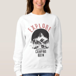 Sudadera Camping Crew Camper Camp Campsite Lover