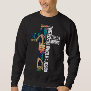 Sudadera Camping Cruz Exterior Jesús Cita Cristiana Camper