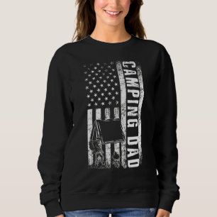 Sudadera Camping Dad Usa Bandera Camper Daddy's Day