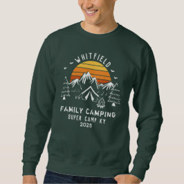 Sudadera Camping de coincidencia de vacaciones de familia p