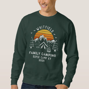Sudadera Camping de coincidencia de vacaciones de familia p