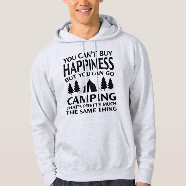 Sudadera Camping de la felicidad (Anverso)