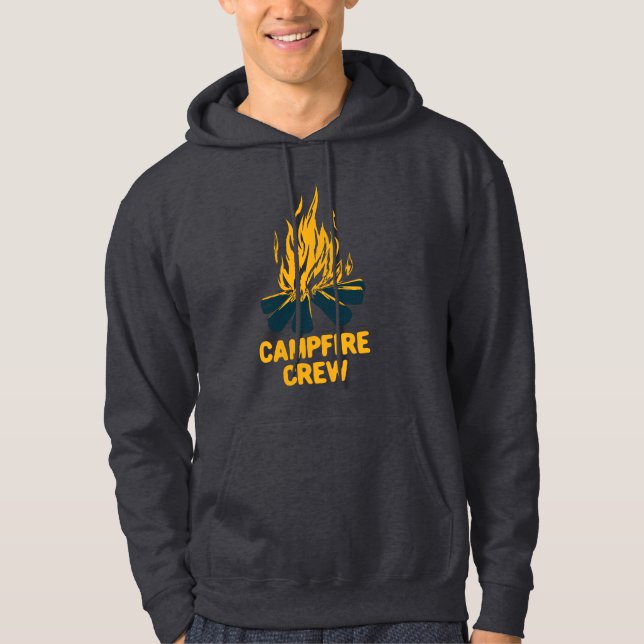 Sudadera Camping De La Reunión De La Familia Campfire (Anverso)