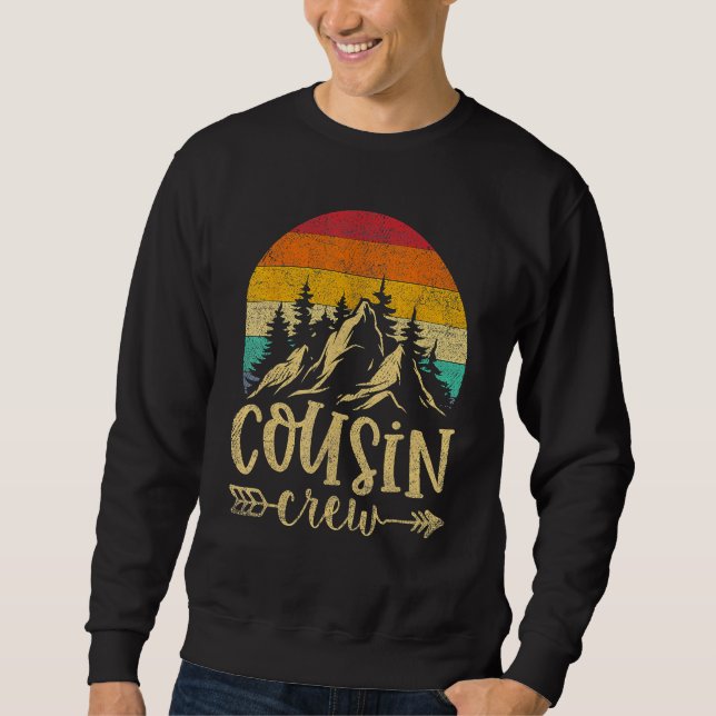 Sudadera Camping de la tripulación de un primo al aire libr (Anverso)