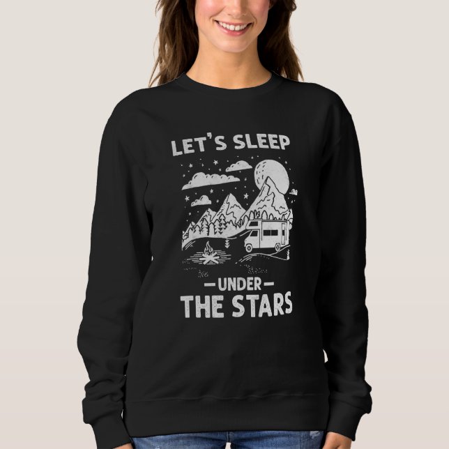 Sudadera Camping Deja Dormir Bajo Las Estrellas El Autophom (Anverso)