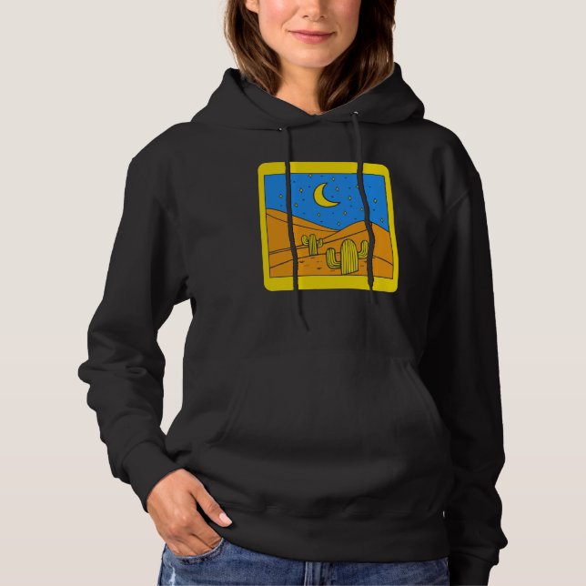 Sudadera Camping Desert Landscape Cactus Desert Life Succul (Anverso)