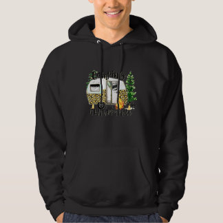 Sudadera Camping En Mi Feliz Lugar Camper Feliz