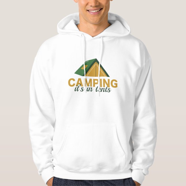 Sudadera Camping está en carpas (Anverso)