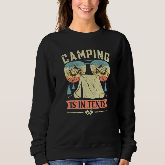Sudadera Camping Está En Tiendas De Tiendas De Camping Vint (Anverso)