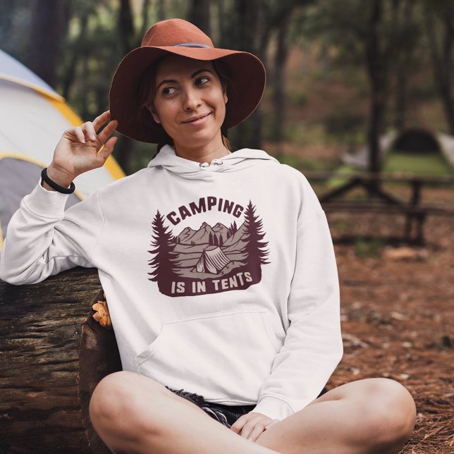 Sudadera Camping Está En Tiendas Hoodie (Subido por el creador)
