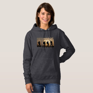 Sudadera Camping exterior   Hoodie de la mujer